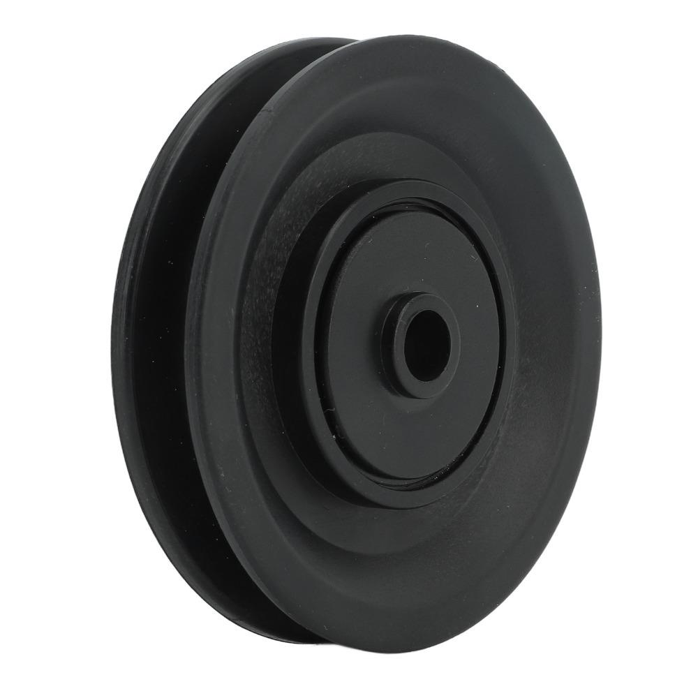 10pcs Nylon Bearing Pulley Wheel Grooved Gym Equipment Pulley DIY Pulley Wheel Hoisting System 10 pcs