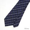 [Disney] Necktie (Three Circle Silhouette Gradient Check Pattern) Necktie D50037 Navy