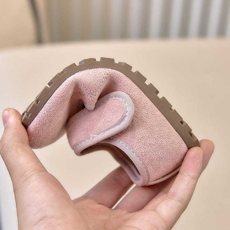 Mädchen Herbst Woll Ballerinas - Weiche Sohle Leder Prinzessin Schuhe