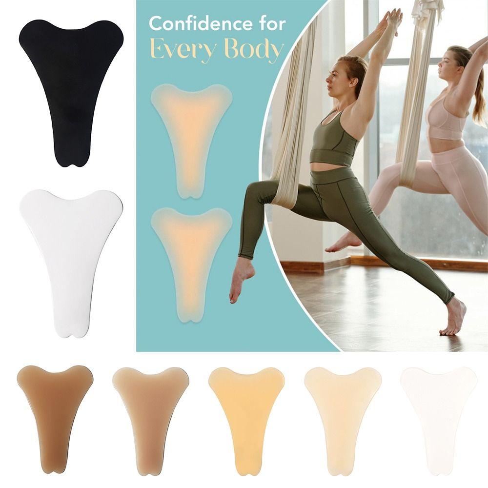 Y-shape Camel Toe Concealer PU Camel Toe Cover Pad Traceless Anti Cameltoe Mat  Women