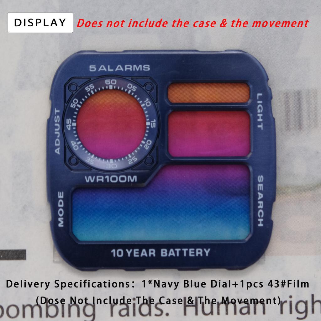 AE1200 Metal Dial & Case Mod Kit Modifed Upgrade Copper Dial Steel Case For Casio 3299 AE-1200 Replacement Watch Accessories