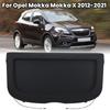 Rear Parcel Shelf Boot Load Luggage Cover For Vauxhall Mokka X J13 2012-2021 42554864 Black Trunk Cap Cargo Protective Plate