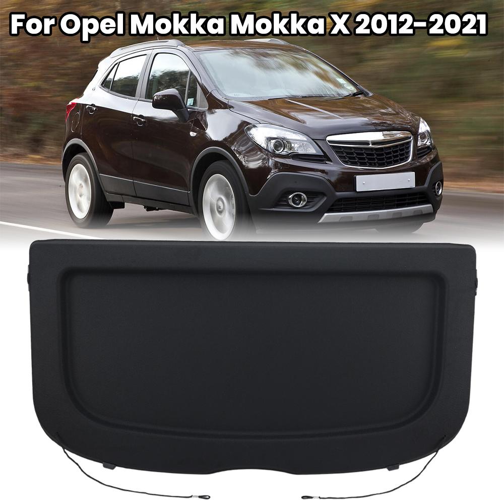 Rear Parcel Shelf Boot Load Luggage Cover For Vauxhall Mokka X J13 2012-2021 42554864 Black Trunk Cap Cargo Protective Plate