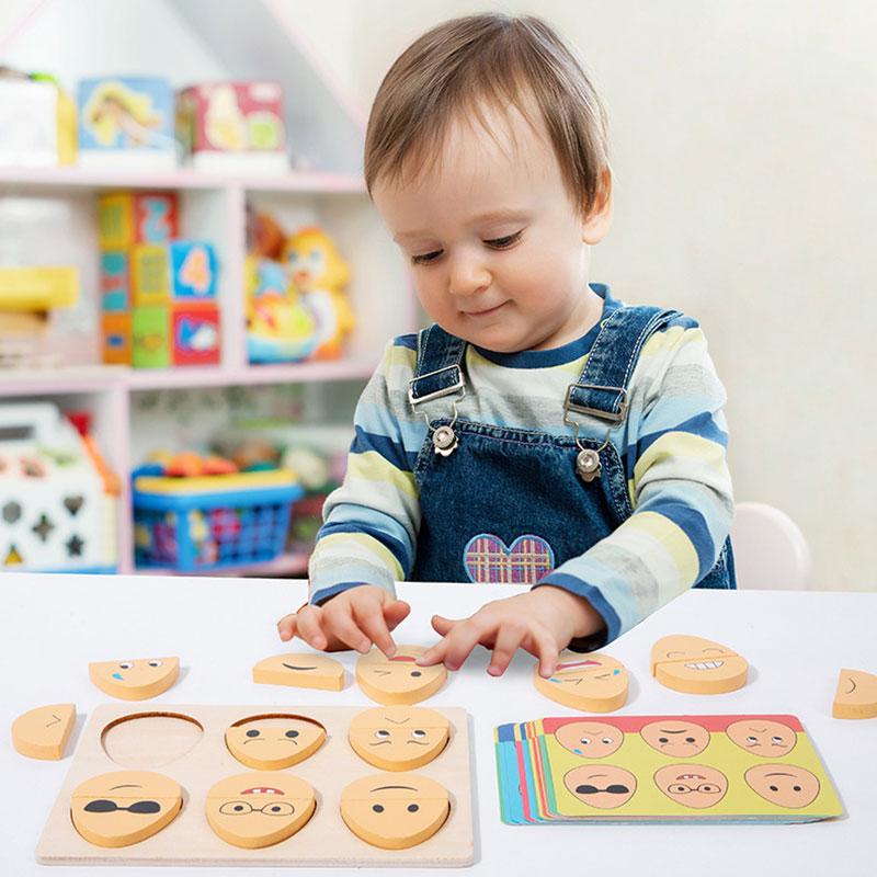Children Sensory Thinking Training Board Game Montessori Shape Matching Parish Learning Games Educational Toys for 1-3 Years Old
