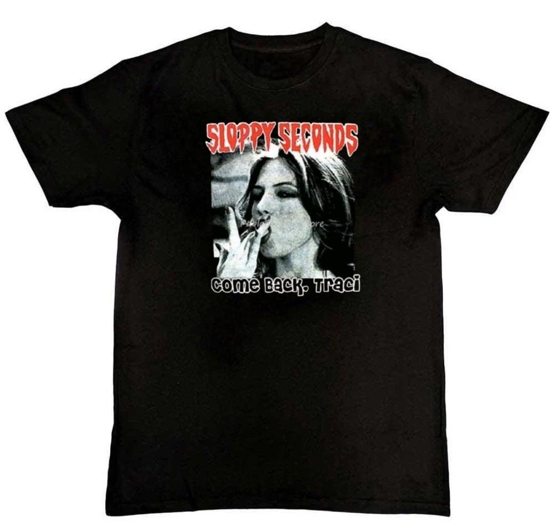 Vintage Traci Lords Back Graphic Print Mens T-Shirt L