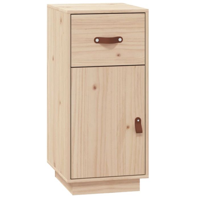 820122 vidaXL Buffet 34x40x75 Cm Solid Pine Wood