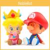 Mario Princess Peach Cartoon Character Model Resin Miniature Garden Scene For Gift Giving And Home Decor