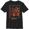T-shirt à manches courtes pour garçon Lego Ninjago Ninja du Feu Fifth Sun