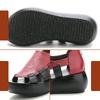 Fashion GKTINOO 2024 Summer Genuine Leather Flat Platform Sandals For Women Hollow Out Mixed Colors Breathable Peep Toe Ladies Sandals