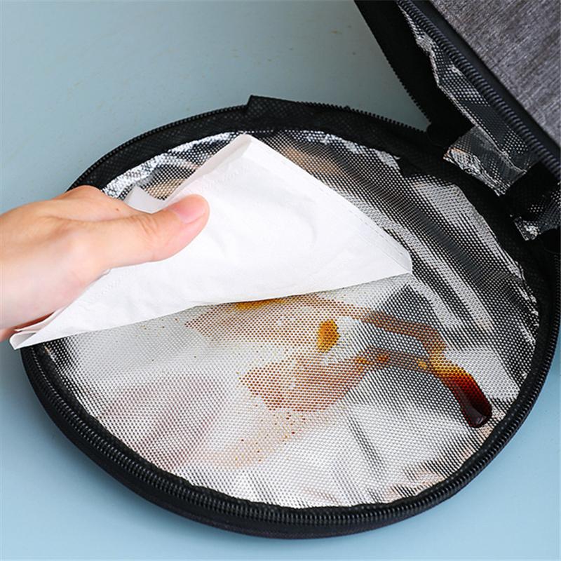 Fashion Oxford Thermal Bag for Lunch Portable Picnic Food Fresh-Keeping Cooler Women Men Bento Box Round Barrel Insulated Bags