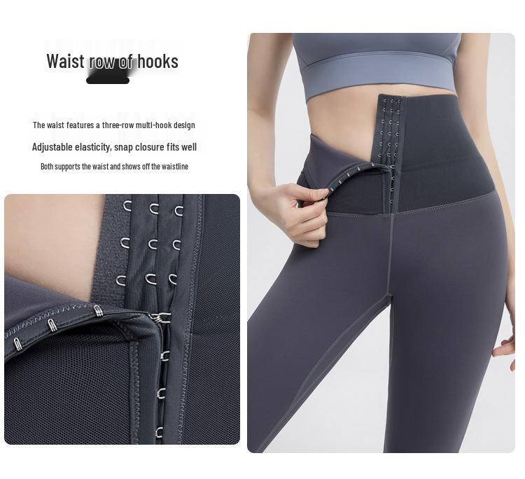 Women's Cross-Border Body Shaping High Waist Butt Lifting Quick-Dry Yoga Pants