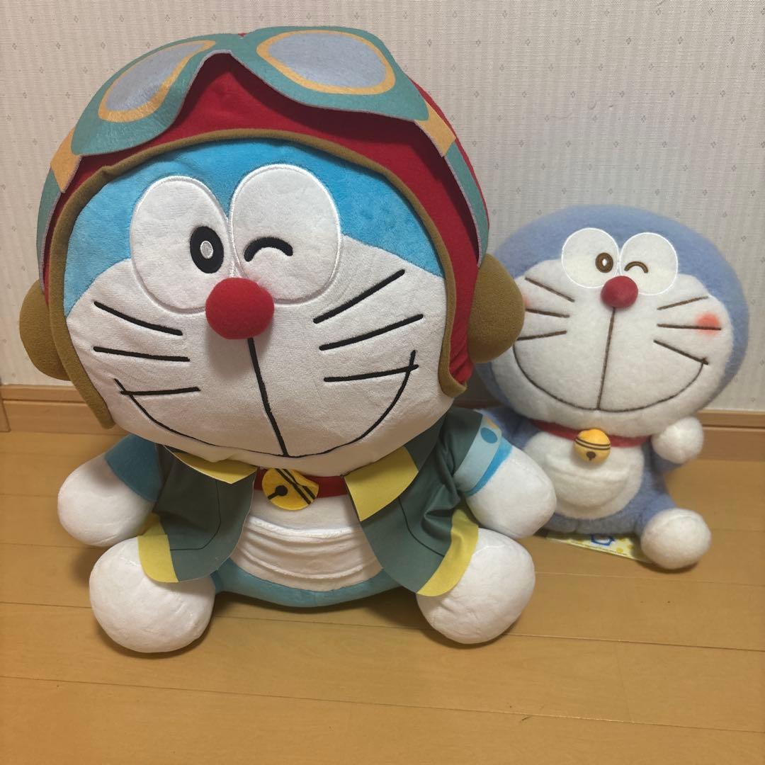 Doraemon stuffed toy large and small set