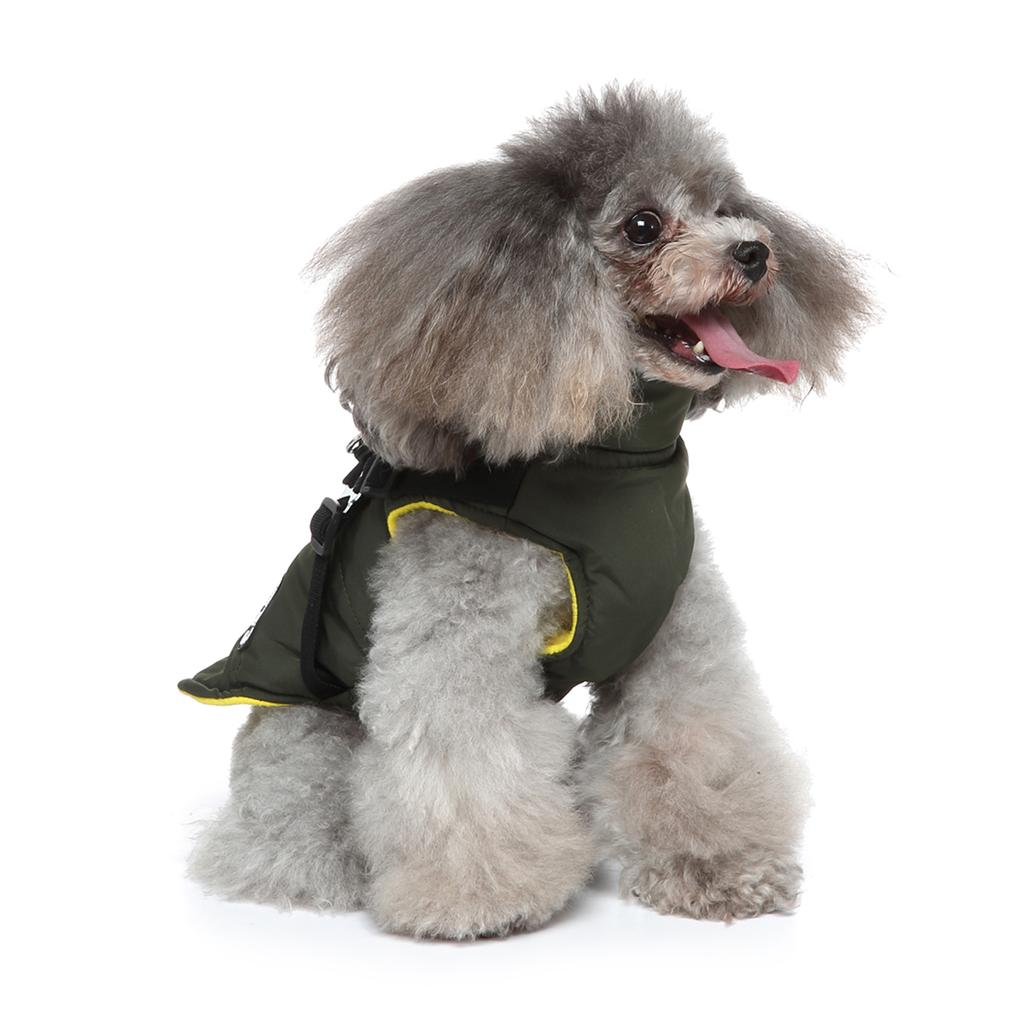 Dog Coat With D Ring Pet Dog Coat Dog Clothes Jacket Dog Vest For Walking Winter Pet Dog Clothes Winter Warm Dog Jacket