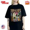 Thug Life Christmas Inspired T Shirt, Home Alone Grinch Elf Unisex Graphic Shirt