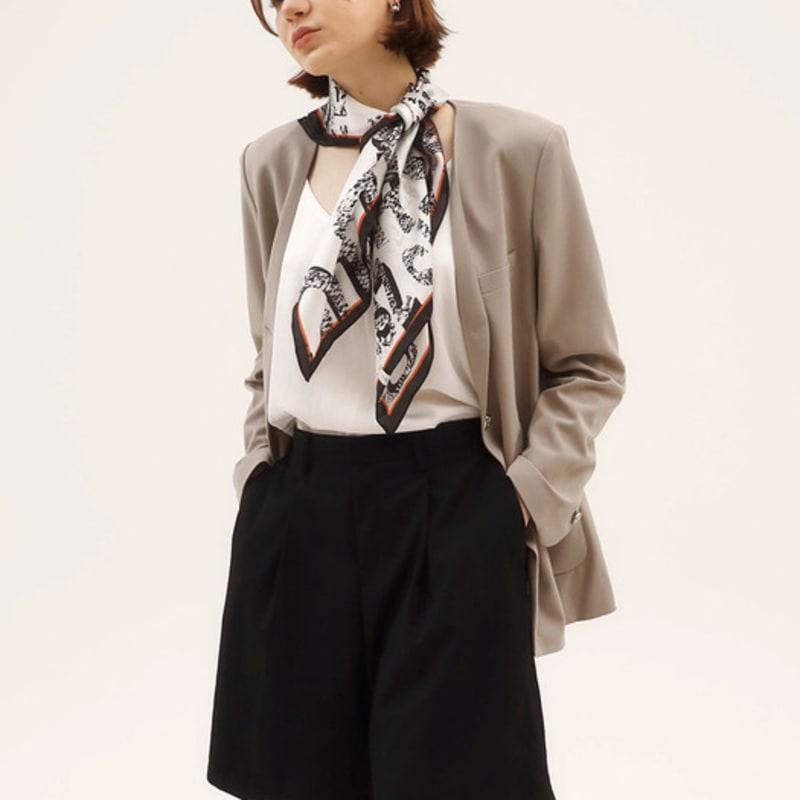 ONSZ Textured Logo Silk Scarf