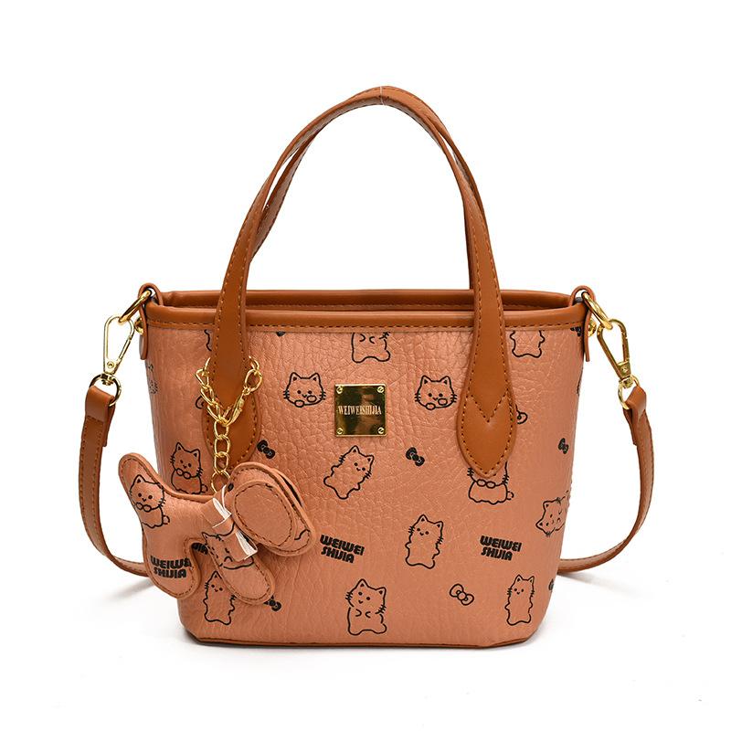 Today's Popular Bags, New Autumn and Winter Texture Niche Shoulder Bags, Versatile Messenger Bucket Bags