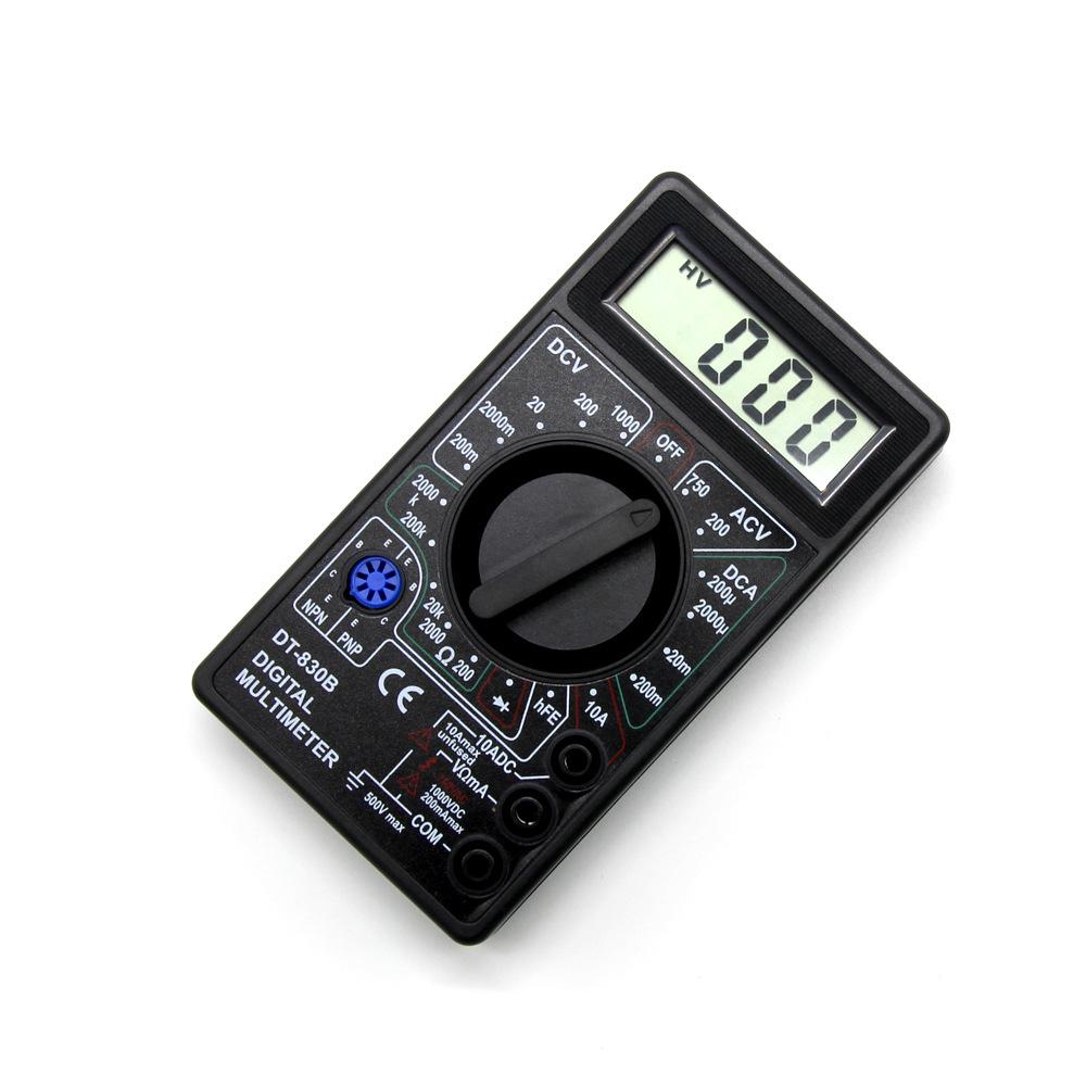 Handheld Digital Multimeter DT-830B - Ammeter & Voltmeter with Digital Display