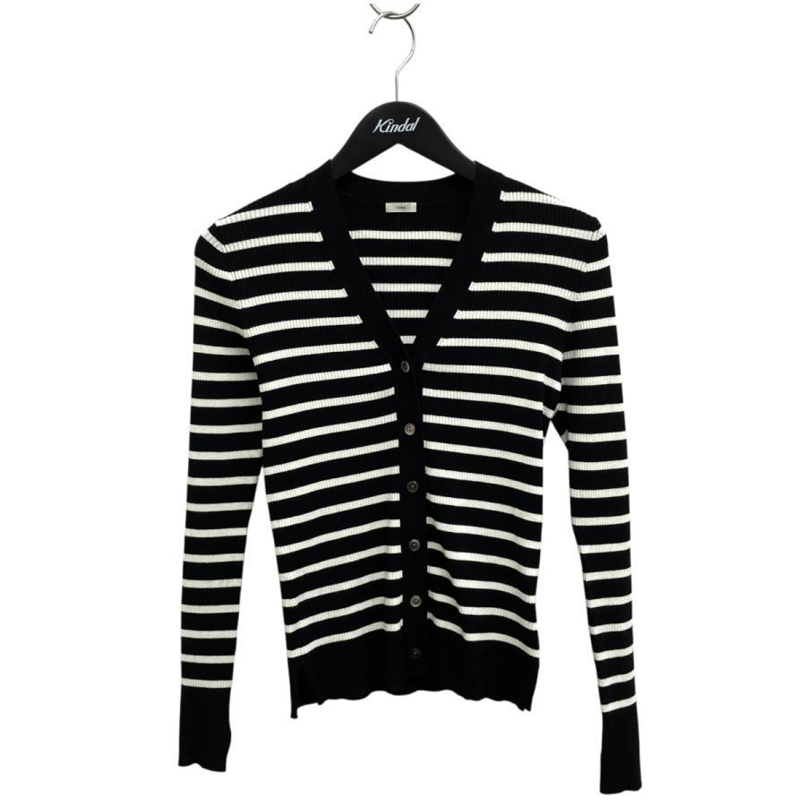IENA Thin Cardigan 25-080-900-4610-3-0 Black x White