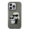 Karl Lagerfeld Iml Glitter Nft Karl & Choupette - Etui Iphone 14 Pro Max (Czarny)