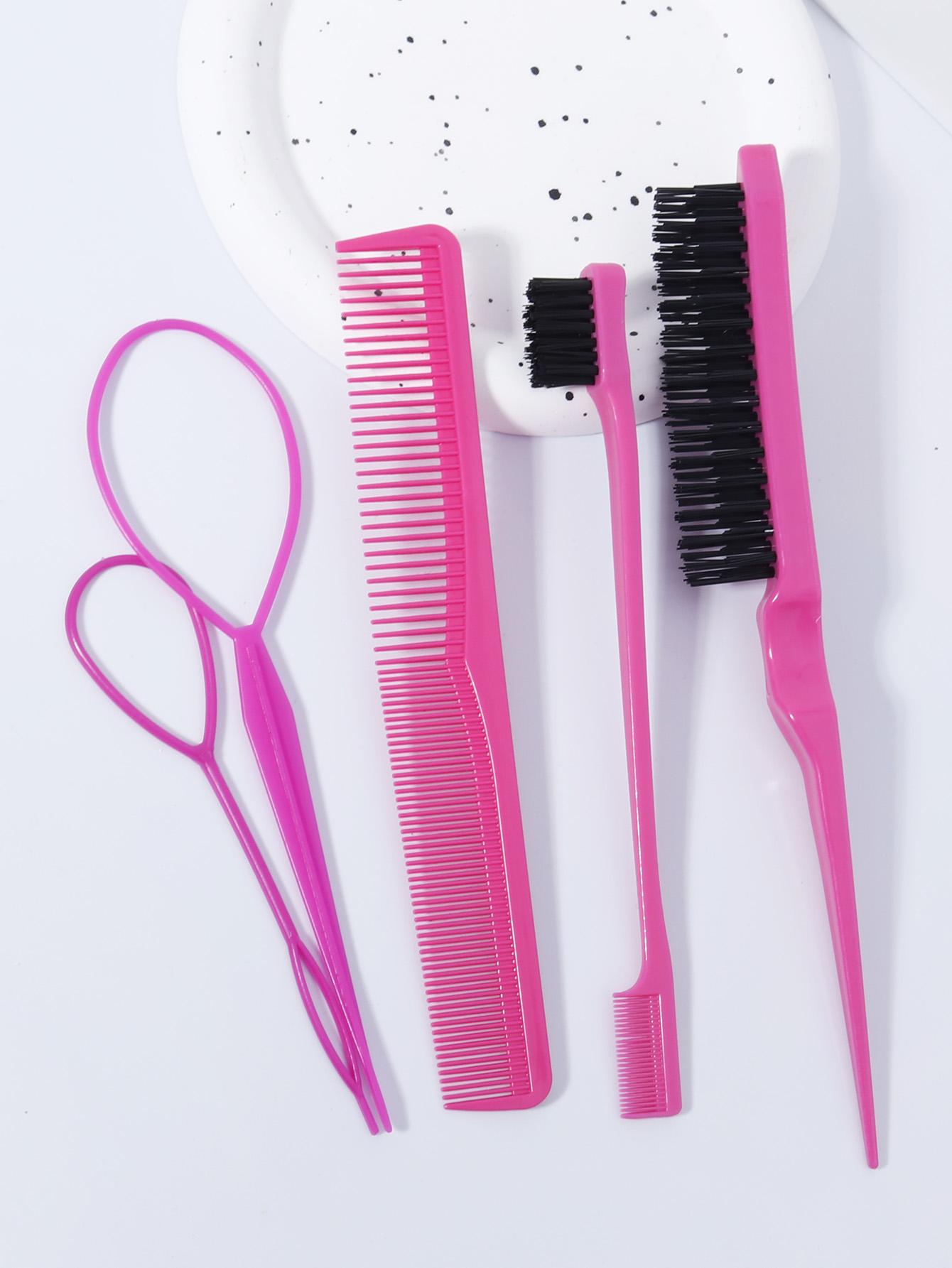 

Набор из 5 предметов для укладки: двухсторонняя расческа для стрижки волос, двухсторонняя щетка для проработки краев, инструмент для плетения, набор колец. Специально для париков из натуральных волос