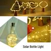 Solar Bottle Stopper String Lights - Copper Wire, Outdoor Decorative Wine Bottle and Courtyard Lights for Ambient Atmosphere