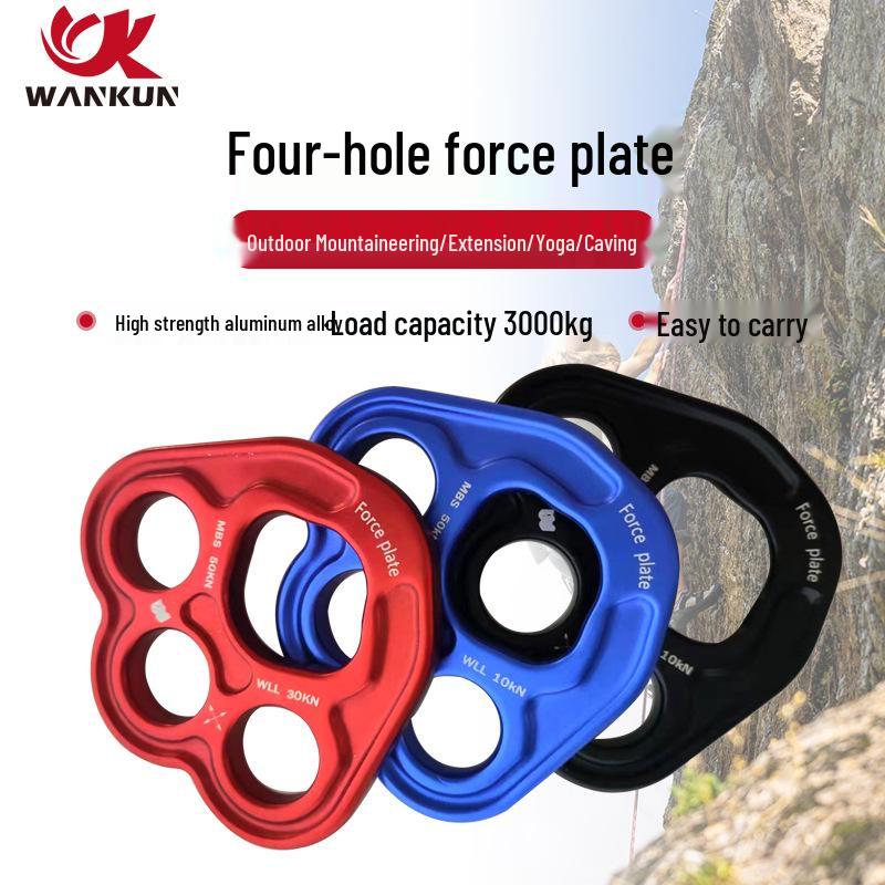 

Aviation Aluminum Four-Hole Climbing Rope Anchor Load-Bearing Divider Plate королевский синий