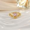12 Sun Love Crown Geometric Design Fashion Ring Ring Women's Jewelry