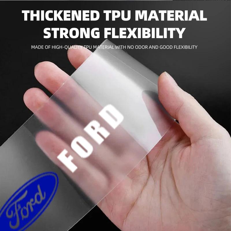 Ochranná samolepka na dveře auta Páska proti poškrábání Ochrana prahu kufru auta Pro Ford Focus 2 3 MK2 MK3 MK4 Kuga Fiesta Ecosport