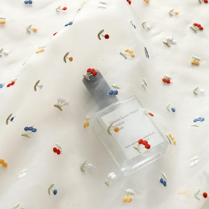 50cm*150cm Organza Stickerei Spitze Gaze Stoff, Sommerkleid Mädchenbekleidung Handgemacht DIY Stoff tela stof pro Meter