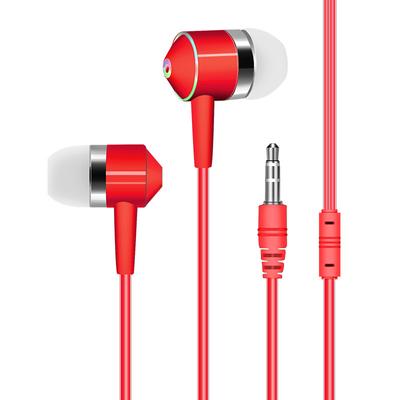 Wired  Headphones Noise Cancelling Stereo In-ear Earphone, Bass Sport Music Headset With Mic, 3.5mm