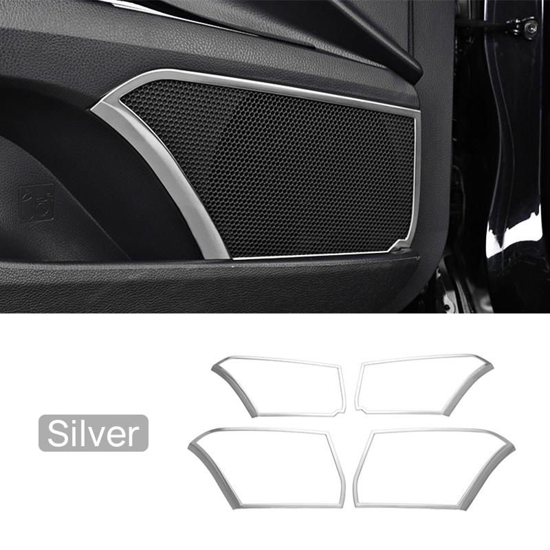 

For Toyota Camry 70 XV70 2018~2026 Hybrid Car Left Right Door Audio Stereo Speaker sequins Decorative Cover Interior Accessories