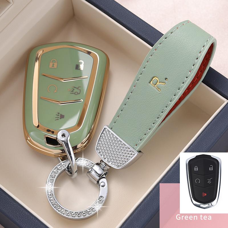 New TPU Car Key Case Remote Control Protector Cover for Cadillac ATS-L XTS XT5 CTS CT6 ATS 28T SRX Escalade 2015 Accessories