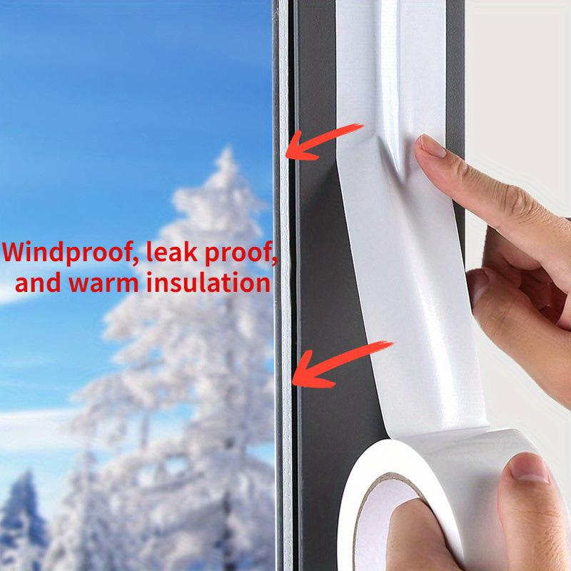 10Rolls Window Sealing Tape Draft Stopper Weather Stripping Waterproof Strong Adhesive Door Gap Seal Strip