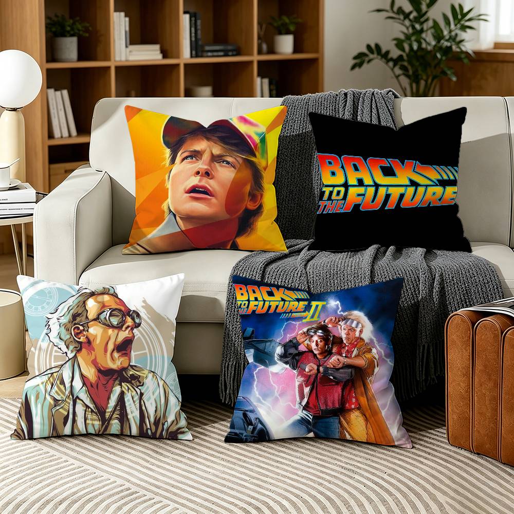 Back to the Future Pillow Case for Sofa Living Room Home office Decor Protective Cover