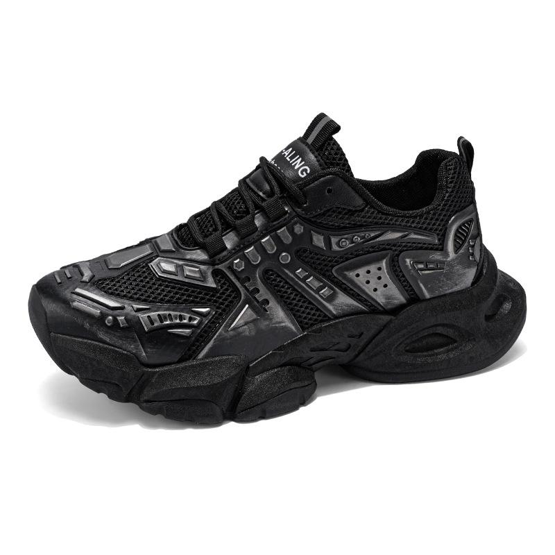 

Осень новая мужская платформа папа кроссовки студент сетка дышащие повседневные спортивные туфли прямая трансляция универсальные ins мужские туфли 39