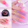 Noirwhite Jelly Gel 20 Colors Trendy Neon Jelly Gel Nail Polish Kit Glossy Crystal Clear Gel Polish Nude Pink Purple Green Blue Yellow Red Color Jelly