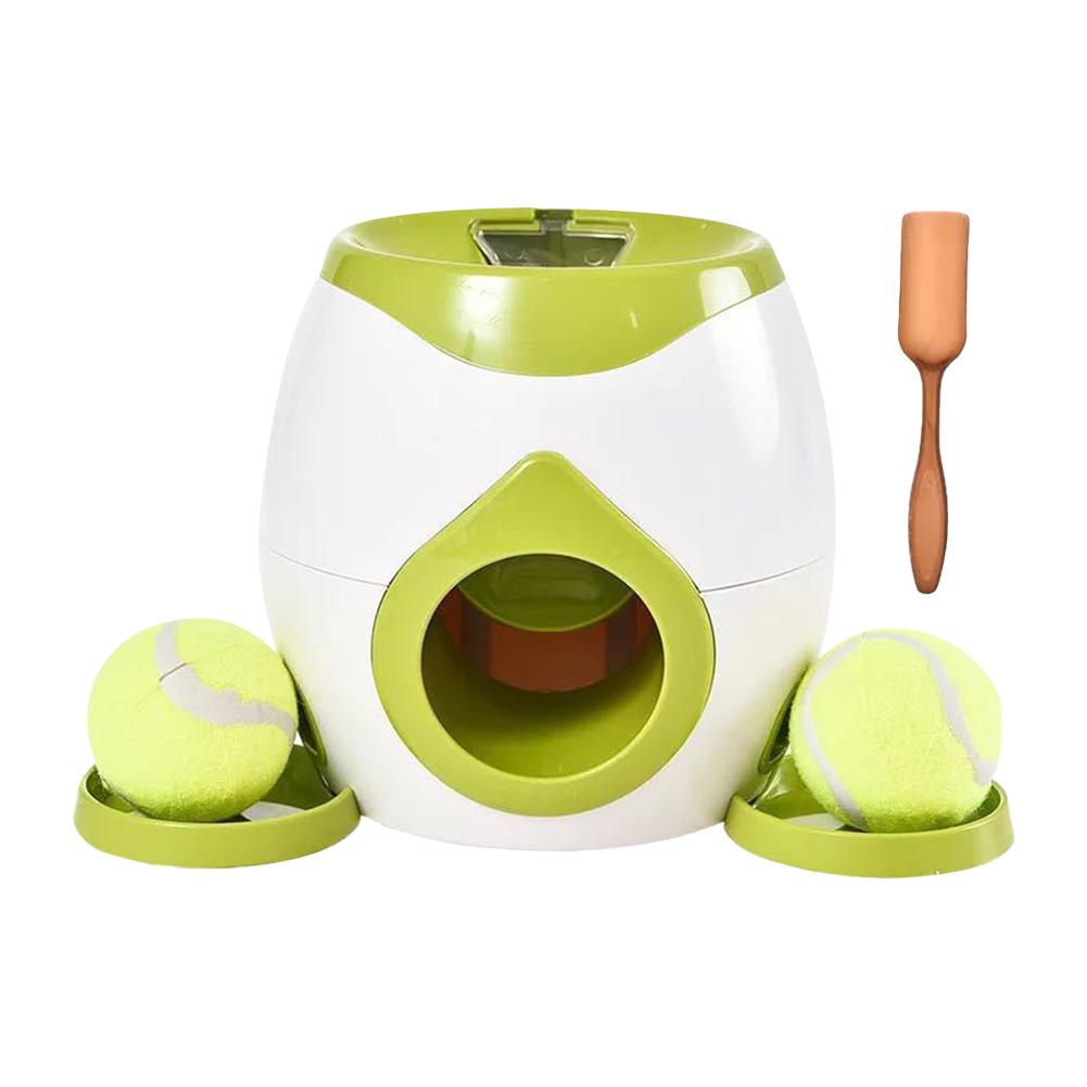 Automatic Dog Ball Launcher Dog Tennis Food Reward Machine Dog Tennis Ball Machine Slow Feeder for Small and Medium Dogs