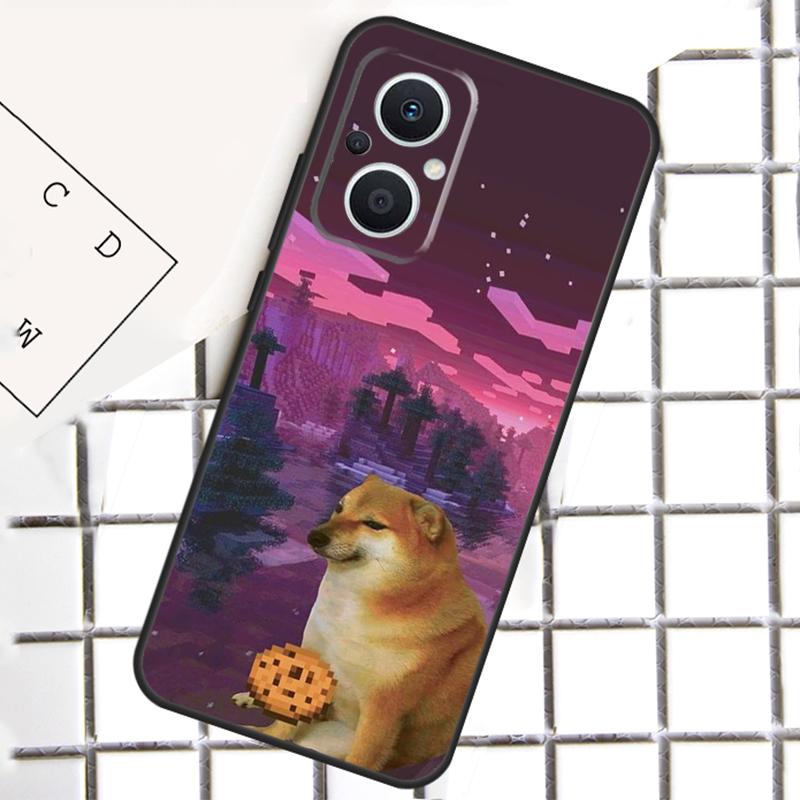 Funny Cheems Doge Phone Case For OPPO Reno 13F 13 12 11 14 F 10 Pro 8T 7 8 Lite OPPO Find X9 X6 X5 X8 Pro Cover