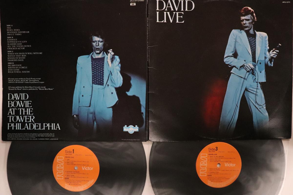 

LP Record DAVID BOWIE David Live APL20771 RCA Victor 1974 UK Rock Used