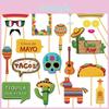 Mexican Carnival Festival Photo Props Collection For Event Setup And Party Fun