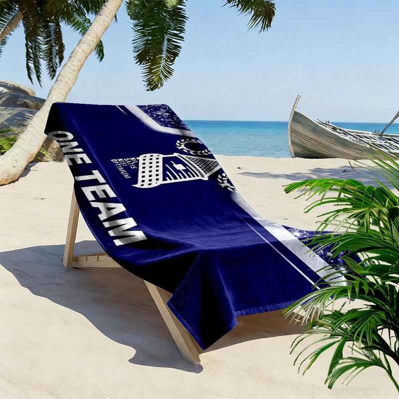 Everton Print Beach Towel, Large Soft Quick Dry Towel for Beach Camping Swimming