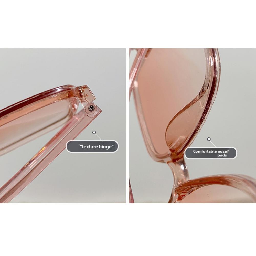 Rizs köröm szögletes napszemüveg női napszemüveg fokozatosan színt vált új szemüveg női trend UV védelem