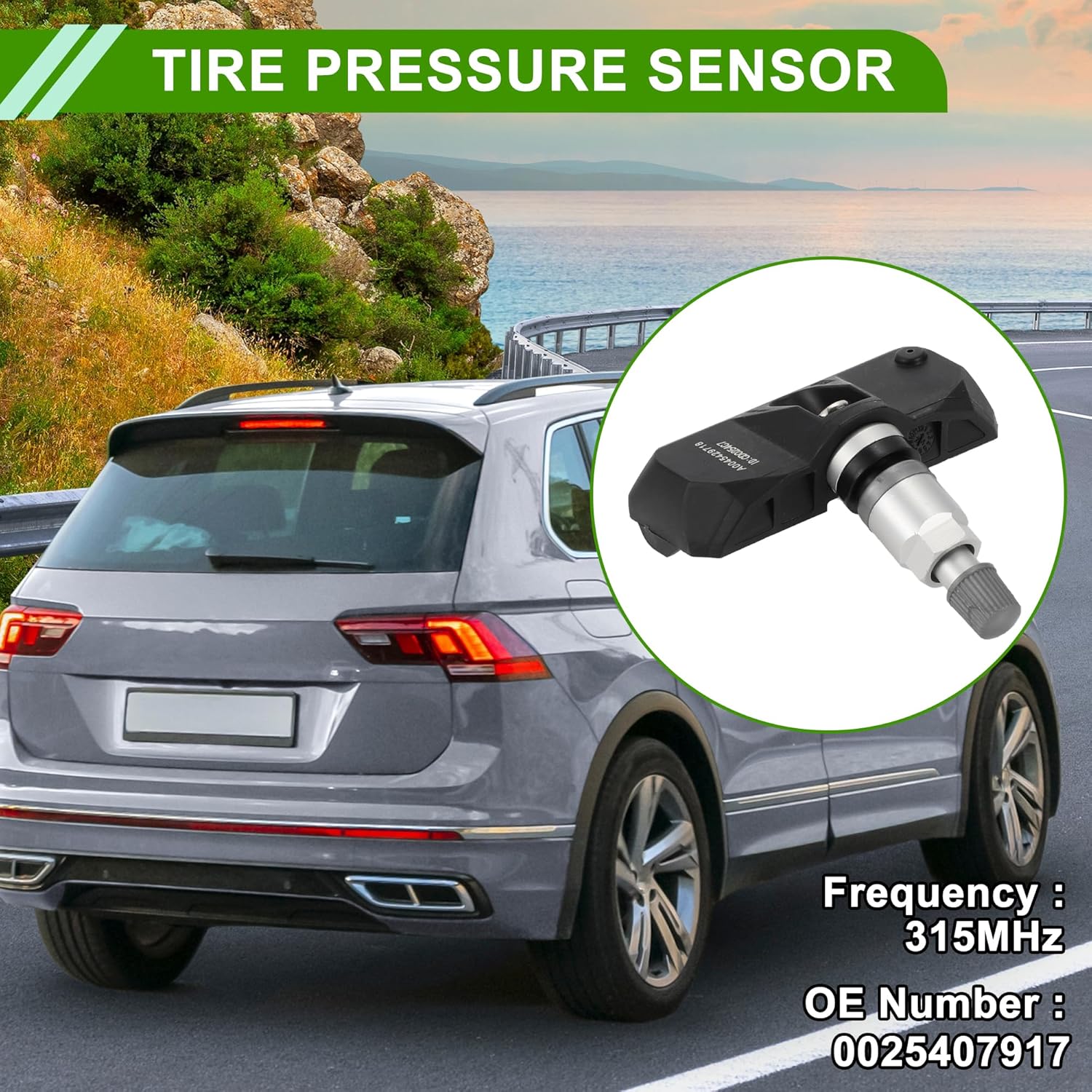 No.0025407917 Tire Pressure Sensor for Toyota Corolla 2014-2019 Tire Pressure Monitoring Sensor 1 Pcs