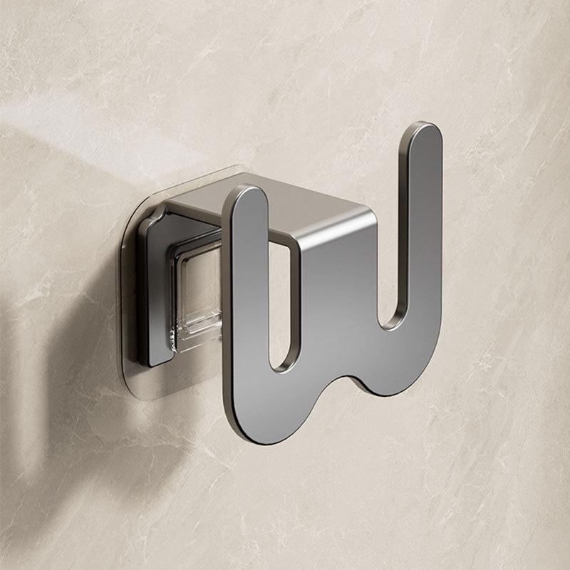 No-Drill Wall-Mounted Space Aluminum Multifunctional Bathroom Slipper Rack