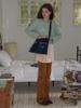 Maison Creme Grande Collage Bag _ Corduroy Navy