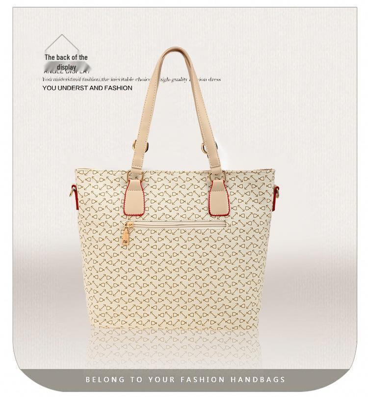 Set Genți de Mână și Genți de Umăr pentru Femei 2025 cu Model Săgeată pentru Mamă și Copil – 6 Piese