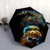Printed Jacksonville Jaguars logo Folding Umbrella,Outdoor,Leisure,And Travel Umbrella,Durable Umbrella Fabric,Birthday And Holiday Gift