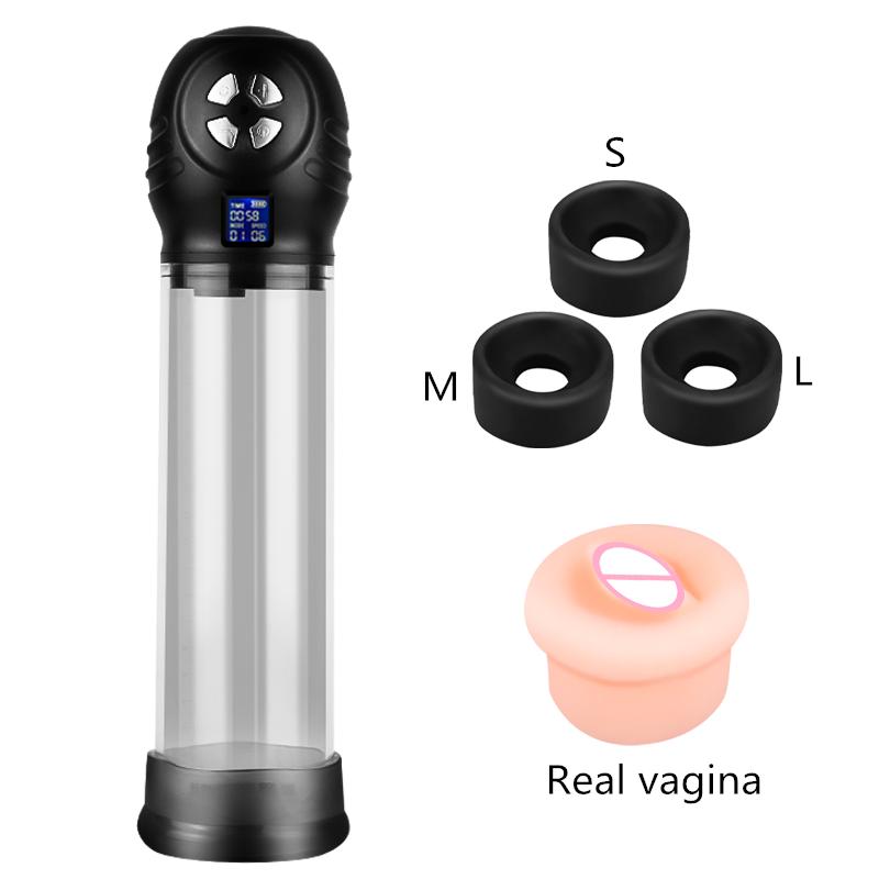 Electric Penis Pump Vacuum Pump For Penis Enlargement Penile Extender Male Masturbators Sex Toys for Men Exercising Men's Dick