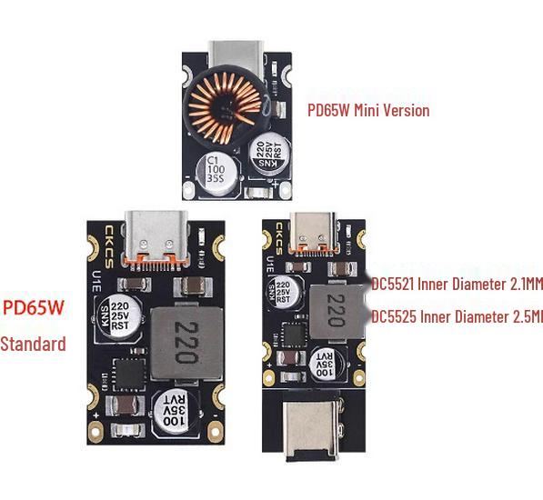 PD65W Fast Charge Type-C Module: Apple PD3.1, PPS, QC3.0, Huawei SCP Compatible