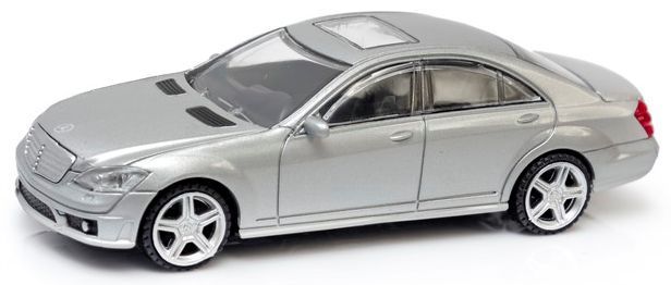 Mercedes S63 Srebrny Model Auta 1:43 Samochodzik Metalowy Kolekcjonerski